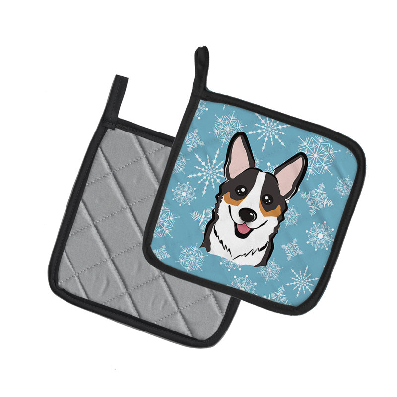 The Holiday Aisle® Ashlynn Polyester Potholder, Tricolor