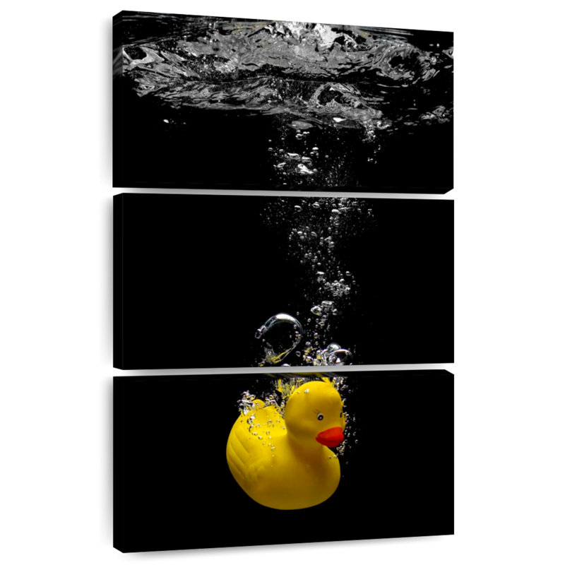 Canard en caoutchouc Aletra, H 32 po x l 20 po