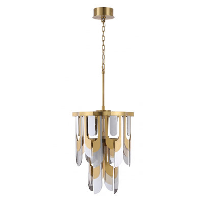Paramount 21"w Pendant In Aged Brass