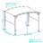 12 Ft. W x 9 Ft. D Steel Pergola with Canopy-61494986