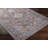 Orhideja Oriental Machine Woven Area Rug in Blue/Red-1301568166