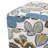 Square Botanical Print Upholstered Storage Ottoman-121118726