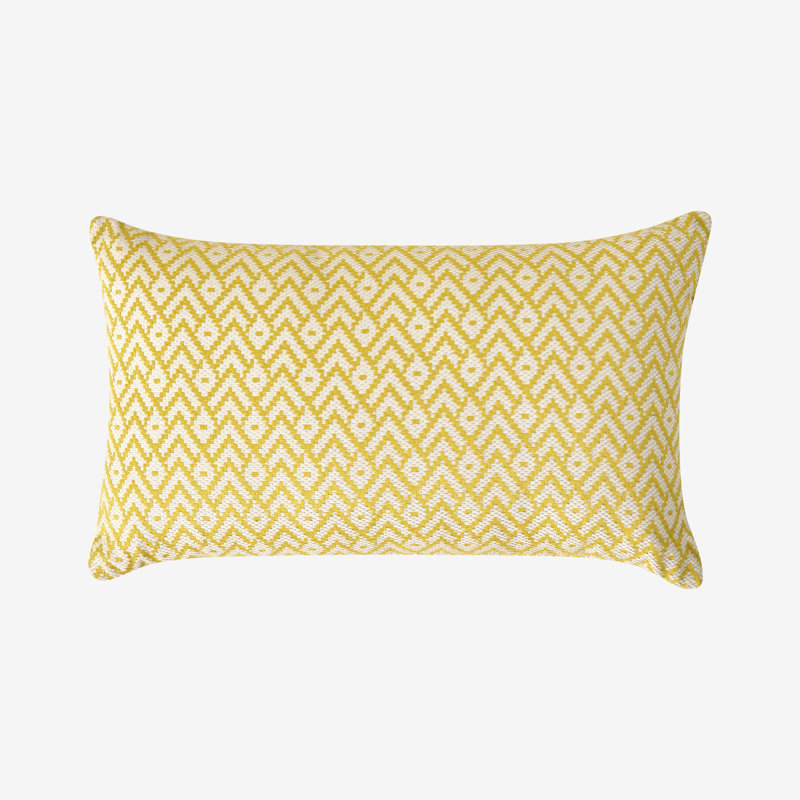 Ghadir Geometric Rectangular Lumbar Cushion