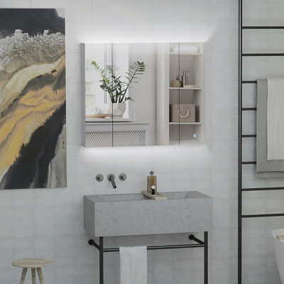 Wall Mounted Bathroom Storage Cabinet, Medicine Cabinet, Modern Bathroom Wall Cabinet With Mirror