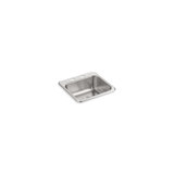 26.38'' L Stainless Steel Single Basin Kitchen Sink