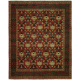 Skegness Wool Oriental Area Rug in Cinnamon/Brown/Beige/Black