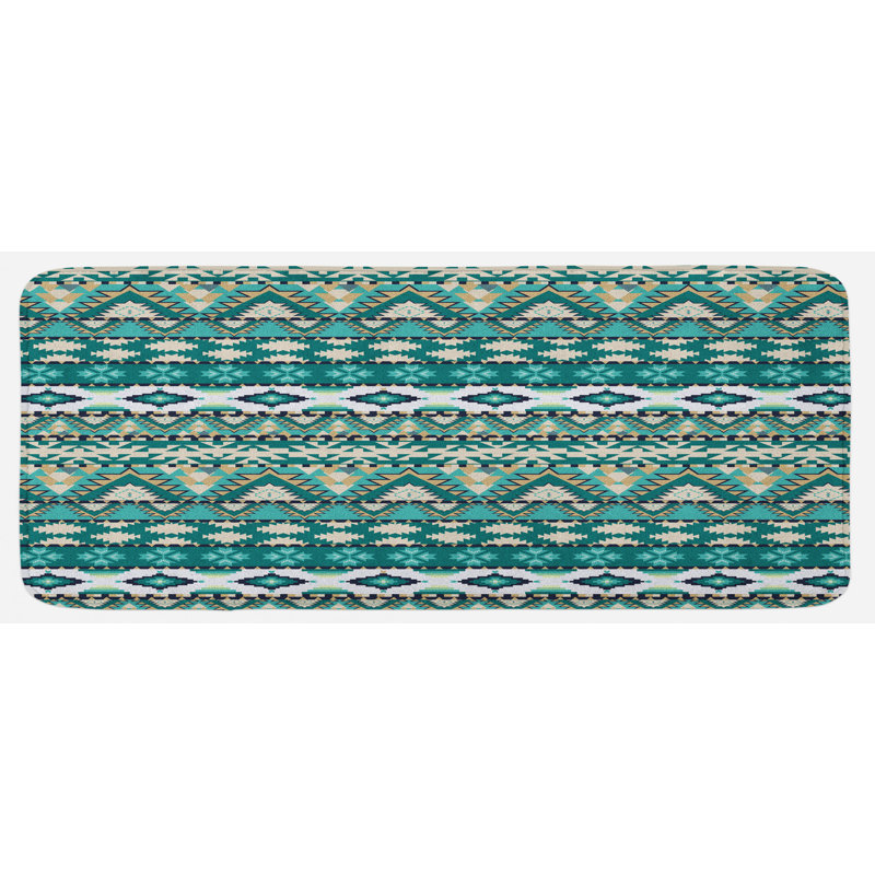Tapis de cuisine Design Turquoise