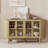 Kiran Sideboard with Glass Doors & Adjustable Shelves-850025735