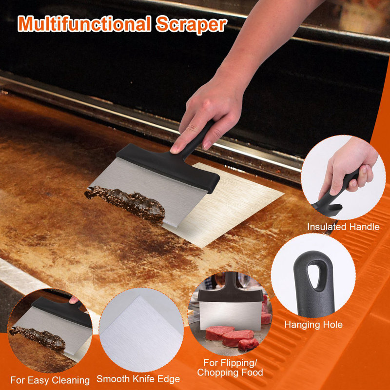 Stainless Steel Non-Stick Grilling Tool Set
