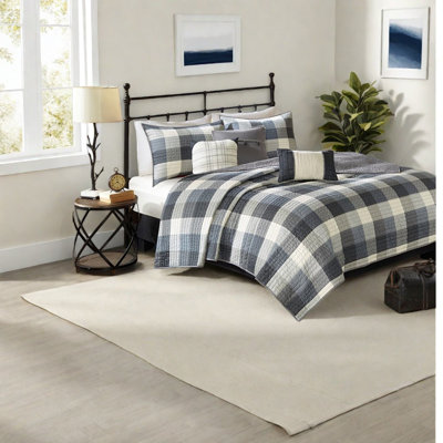 Reversible Bedding Sets, Polyester King Farmhouse Quilt Set For Home