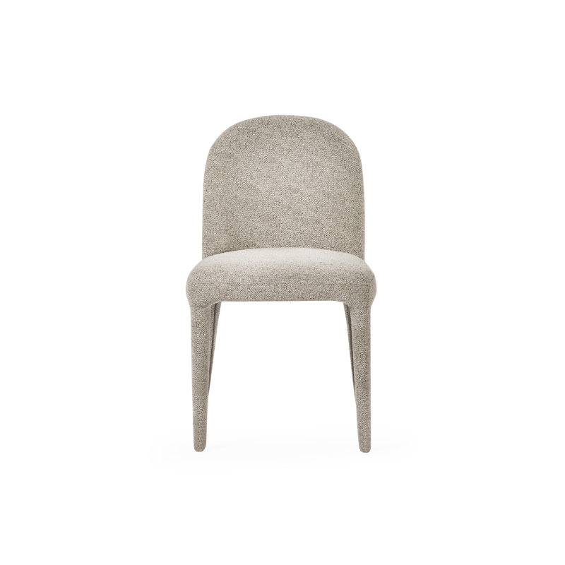 49.5cm H Upholstered Side Chair, Beige