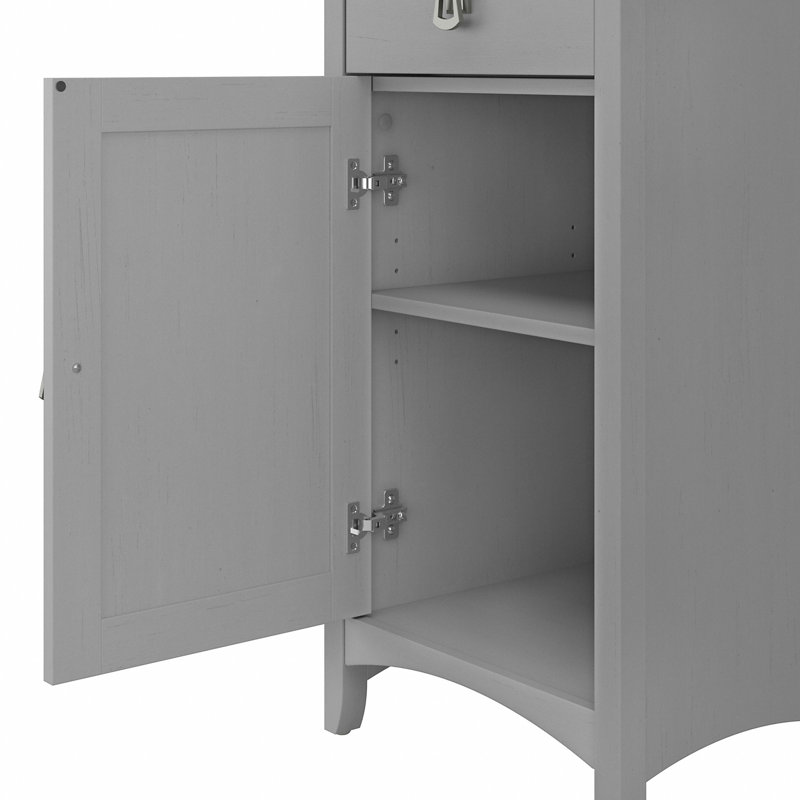 Bibliothèque standard H 68,11 po x l 18,9 po Pernell, Gris
