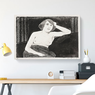 Female Nude by Samuel De Mesquita - Wrapped Canvas