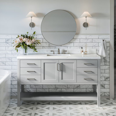 Meuble-lavabo simple 60 po ARIEL Moille