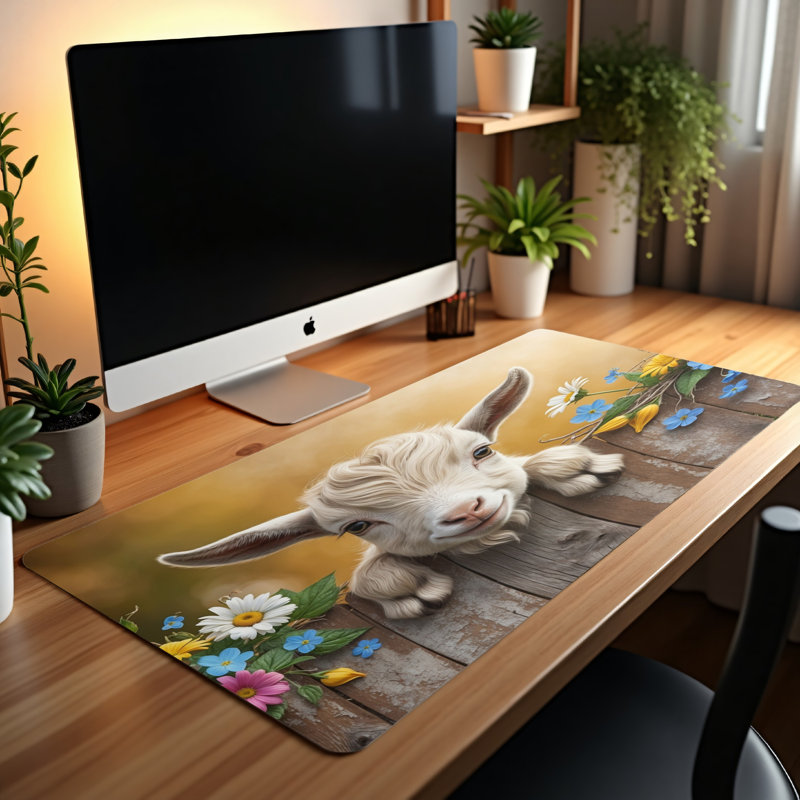 Polyester Desk Pad, 31.5x15.5