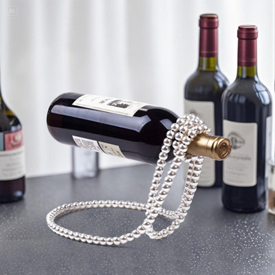 Pearl Necklace Wine Bottle Rack by Ivy Bronx