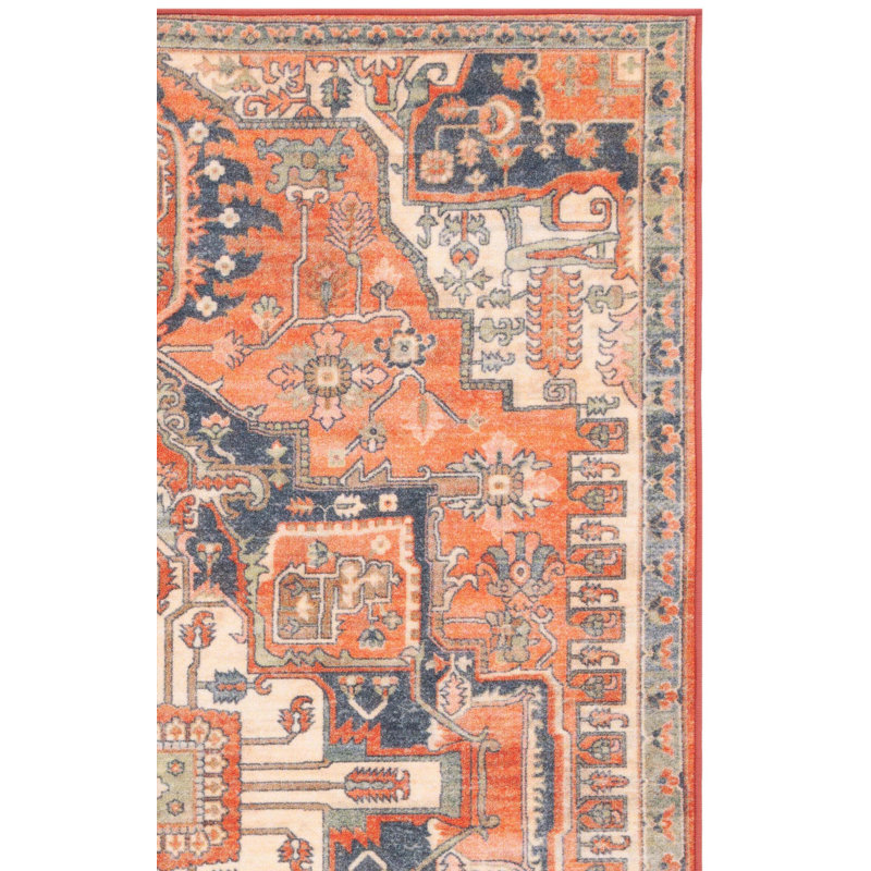 Pavlos Southwestern Machine Washable Area Rug with Non-Slip Backing , Rectangle 8'9" x 12'