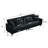 97"Teddy Velvet Sofa-949329492