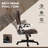 6 Point Vibrating Massage Office Chair With Heat, Microfiber High Back Executive Office Chair With Reclining Backrest, Padded Armrests And Remote-1408187409