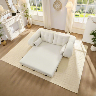 Large Dog Bed, Lazy Sofa Couch, 78.7" Multi-functional Foldable Sofa Bed, 3-in-1 Sleeper Sofa Bed For Living Room