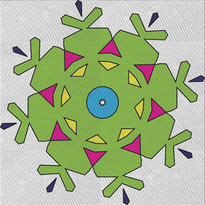 Tapis gris/vert à tisser électrique