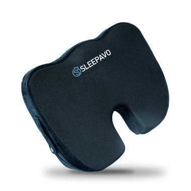 Premium Memory Foam Seat Cushion, for Sciatica Tailbone Back Pain Reli –  AHPOON