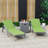 Outdoor Aluminum Chaise Lounge Armchair with Fire Pit Side Table-88151447