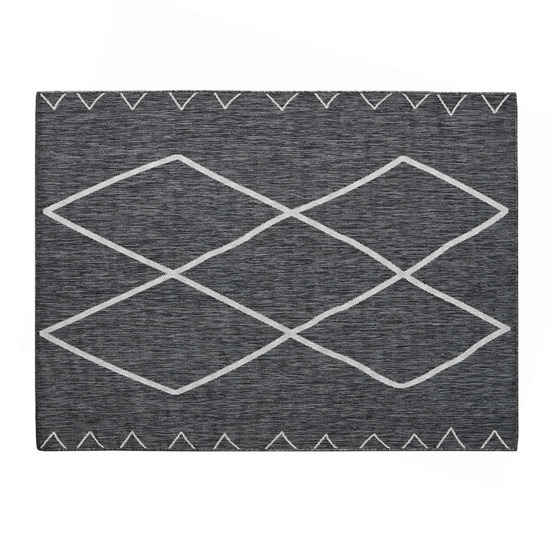 Tapis d'intérieur / extérieur marocain Darya, Rectangulaire 8 pi x 10 pi