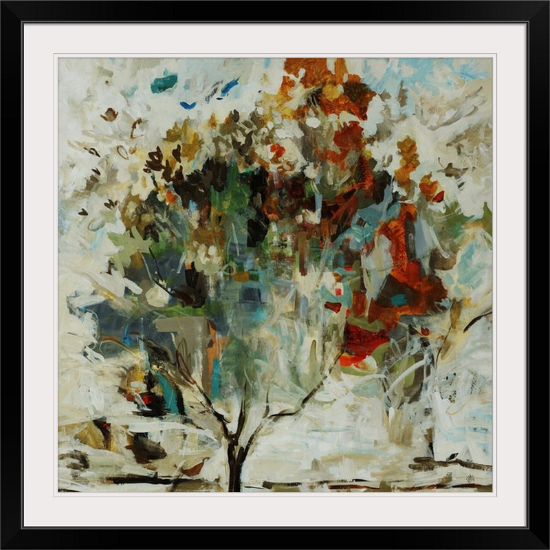 «Bird Nest Tree», reproduction d'art Drexton, Cadre noir, H 28 x l 28 po x P 1 po