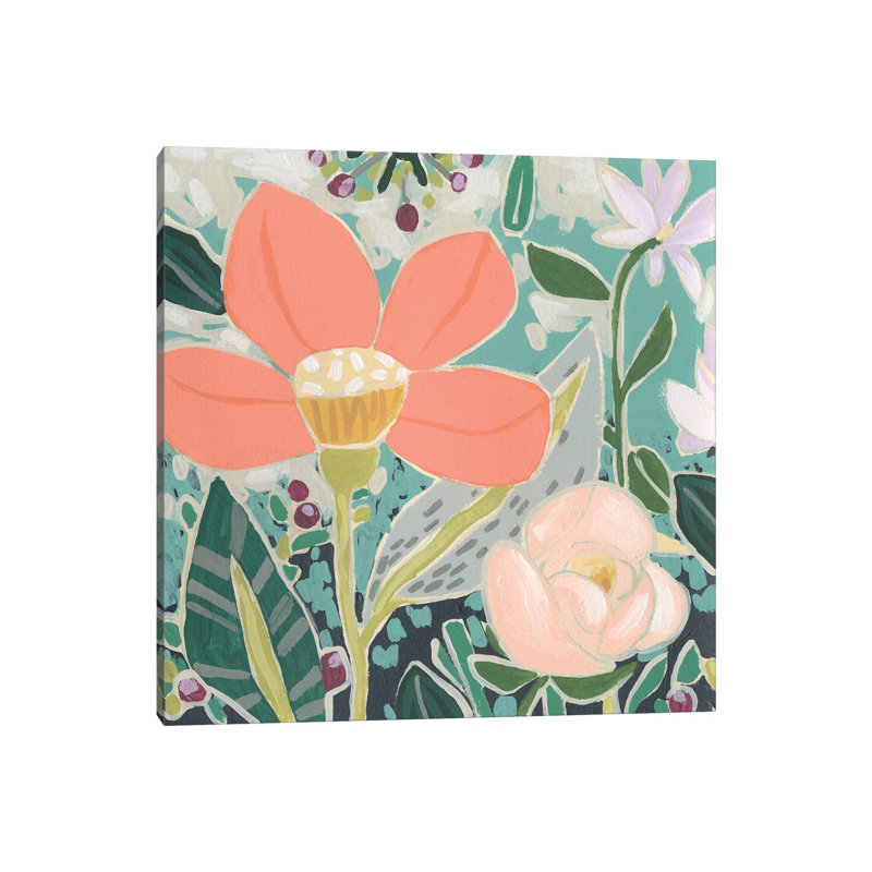 Garden Confetti II by June Erica Vess - Wrapped Canvas Print, 30.48cm H x 30.48cm W x 1.905cm D