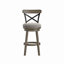Tabouret pivotant en bois Burt