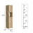 2 Piece Bathroom Set, Yaka Linen Cabinet + Dustin Free Standing Sink Cabinet , Light Oak