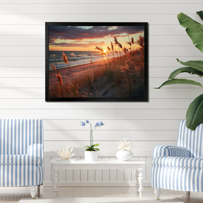 Golden Sands A Mesmerizing XIII - Landscapes Canvas Art Print