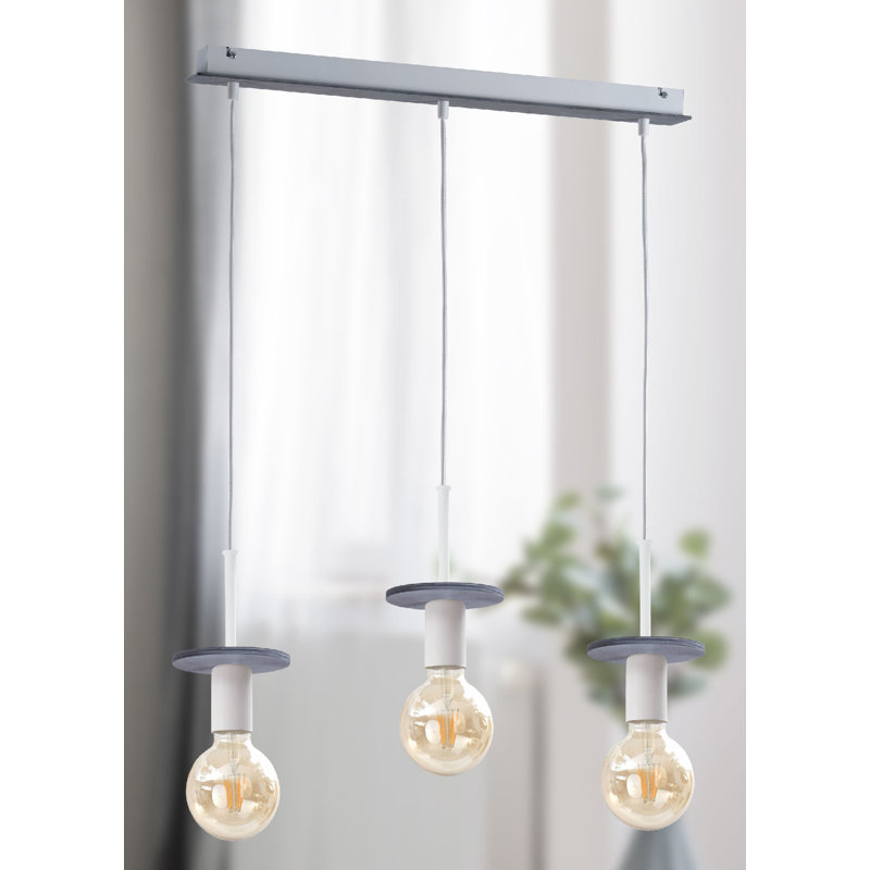 Tarrytown 3 - Light Kitchen Island Pendant, Grey