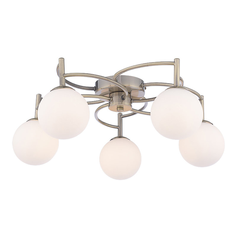 Ceejay Glass Flush Mount