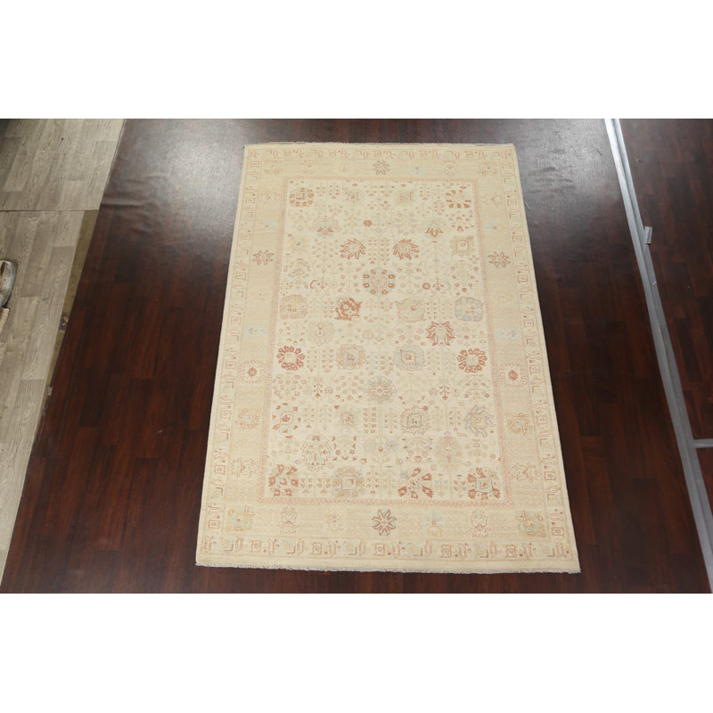 Tapis en laine Peshawar Chobi noué à la main 7 x 10