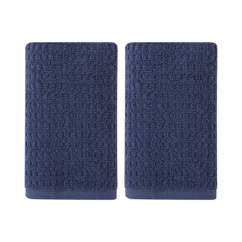 Northern Pacific Hand Towel Set, Dark Blue