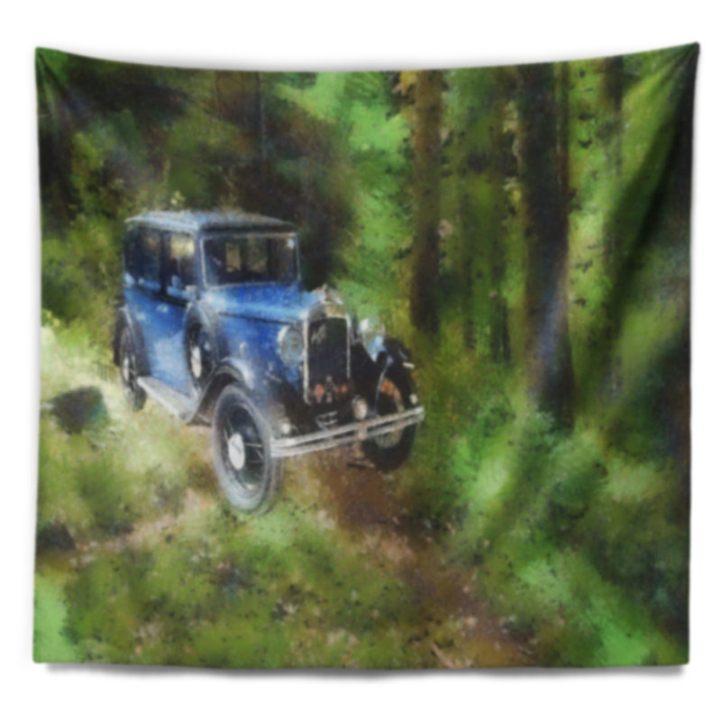 Polyester Tapestry, 50" H x 60" W