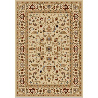 Oswin Power Loomed, Polypropylene, Creme / Creme Area Rug -  Darby Home Co, DBHM5813 42507134