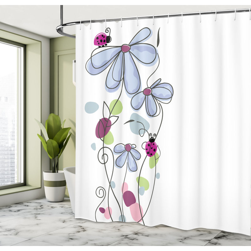 Ensemble de rideau de douche Kids, 69"H x 75"W, Mauve Taupe