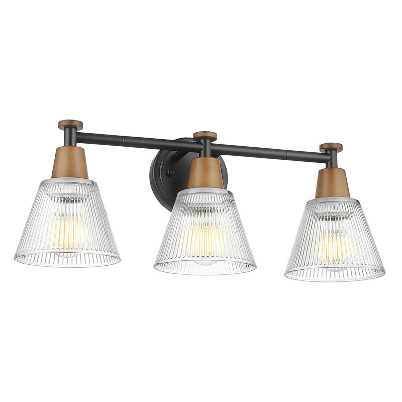 Amilla 3 - Light Dimmable Vanity Light, Black/Vintage