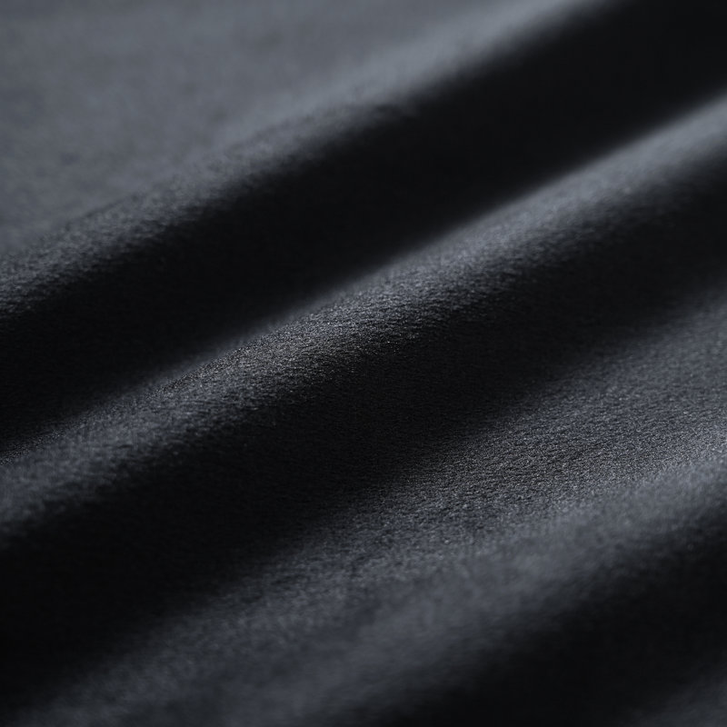 4 panneaux de rideaux obscurcissants en métal de couleur unie avec œillets 4 pièces (ensemble de 4), Noir, L 52 po x L 108 po