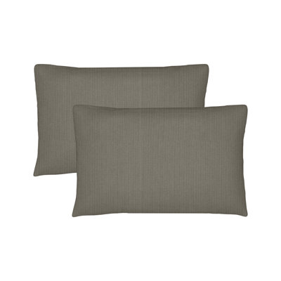 Set of 2 Sunbrella Throw Pillows, 14x36 Inch Rectangle Outdoor Throw Pillows Inserts with Covers