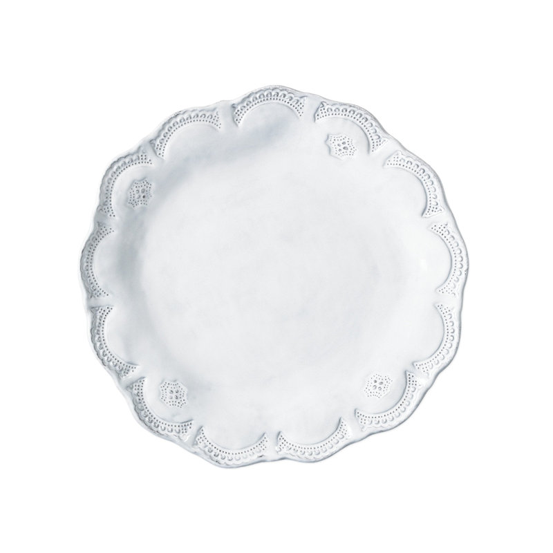 Incanto Stone Piece Handmade Stoneware Dinnerware Set, Light White