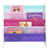 Blanc / bleu sarcelle / rose / mauve