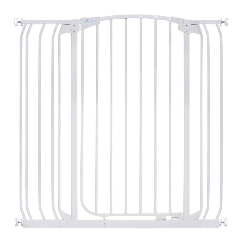 Chelsea Safety Gate, White, 29.50" H x 1.50" W x 32" D