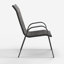 Ensemble de 2 fauteuils d'extérieur empilables de patio H 37 "(ensemble de 2)-460916054