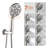 12 Inch Wall Mount Shower System With Hand Shower Single Handle Shower Faucet Set Brass Waterfall Shower Trim Kit With Tub Spout-116307562