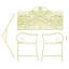 Banc de jardin Arafath