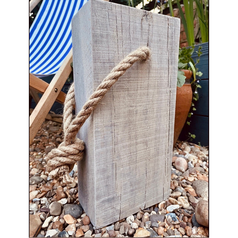 Flen Wood Weighted Floor Stop